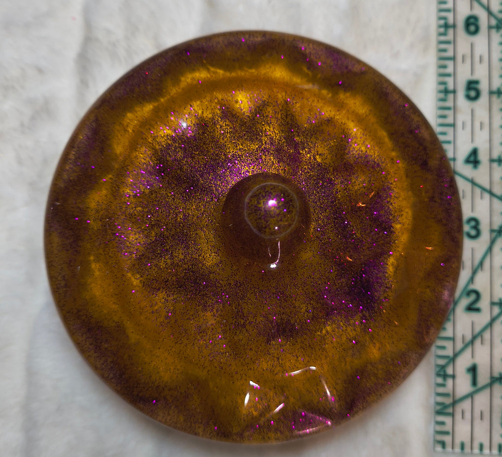 Brown option with purples browns and other colors that appear when in light