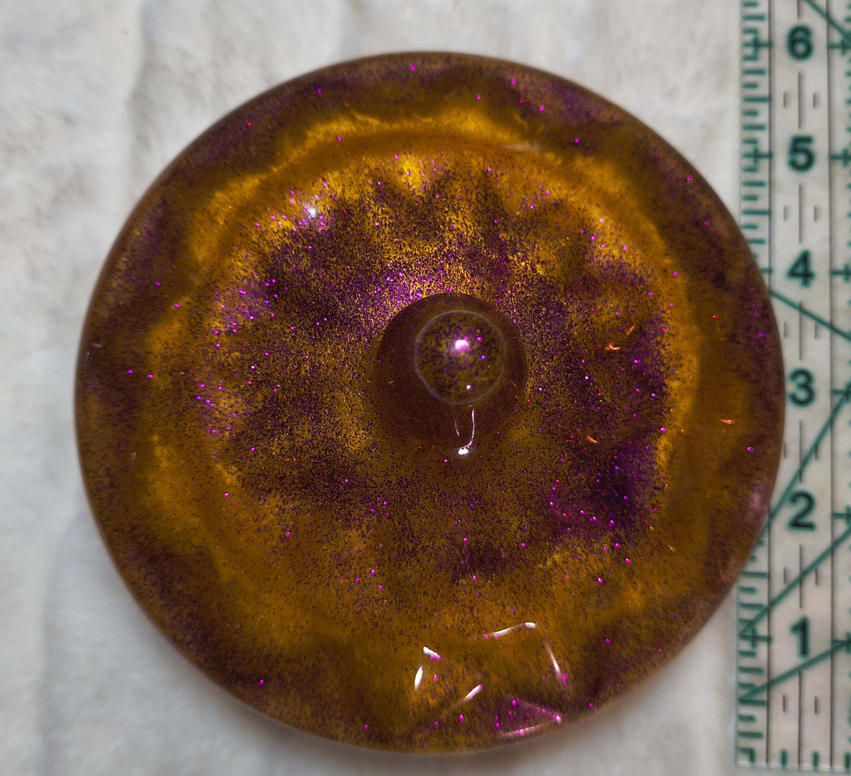 Brown option with purples browns and other colors that appear when in light