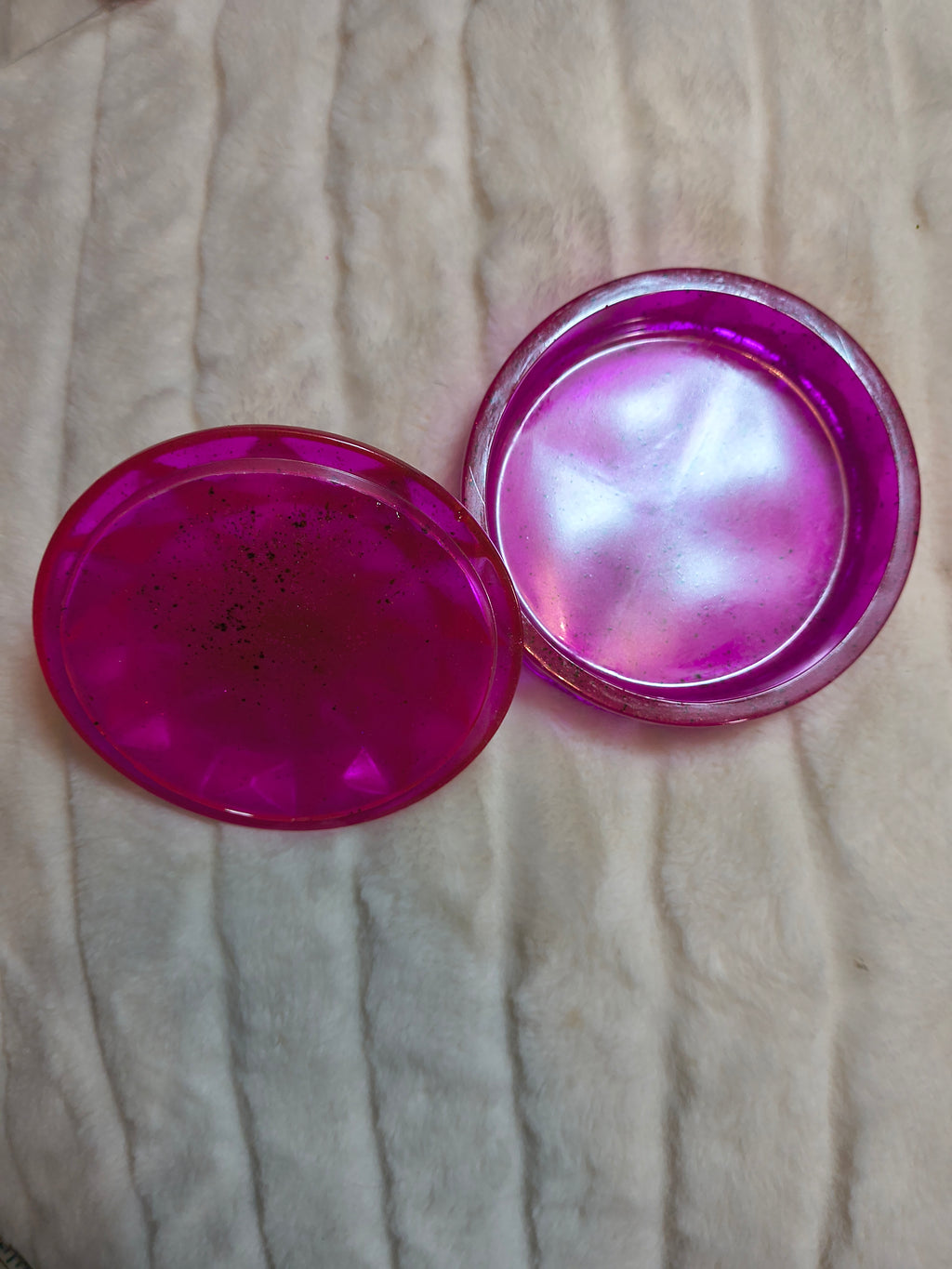 Sparkle Resin Trinket Holder with Lid