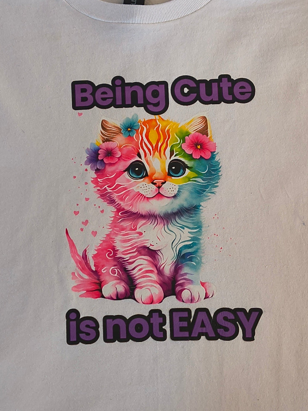 Close up of graphics(picture) on shirt