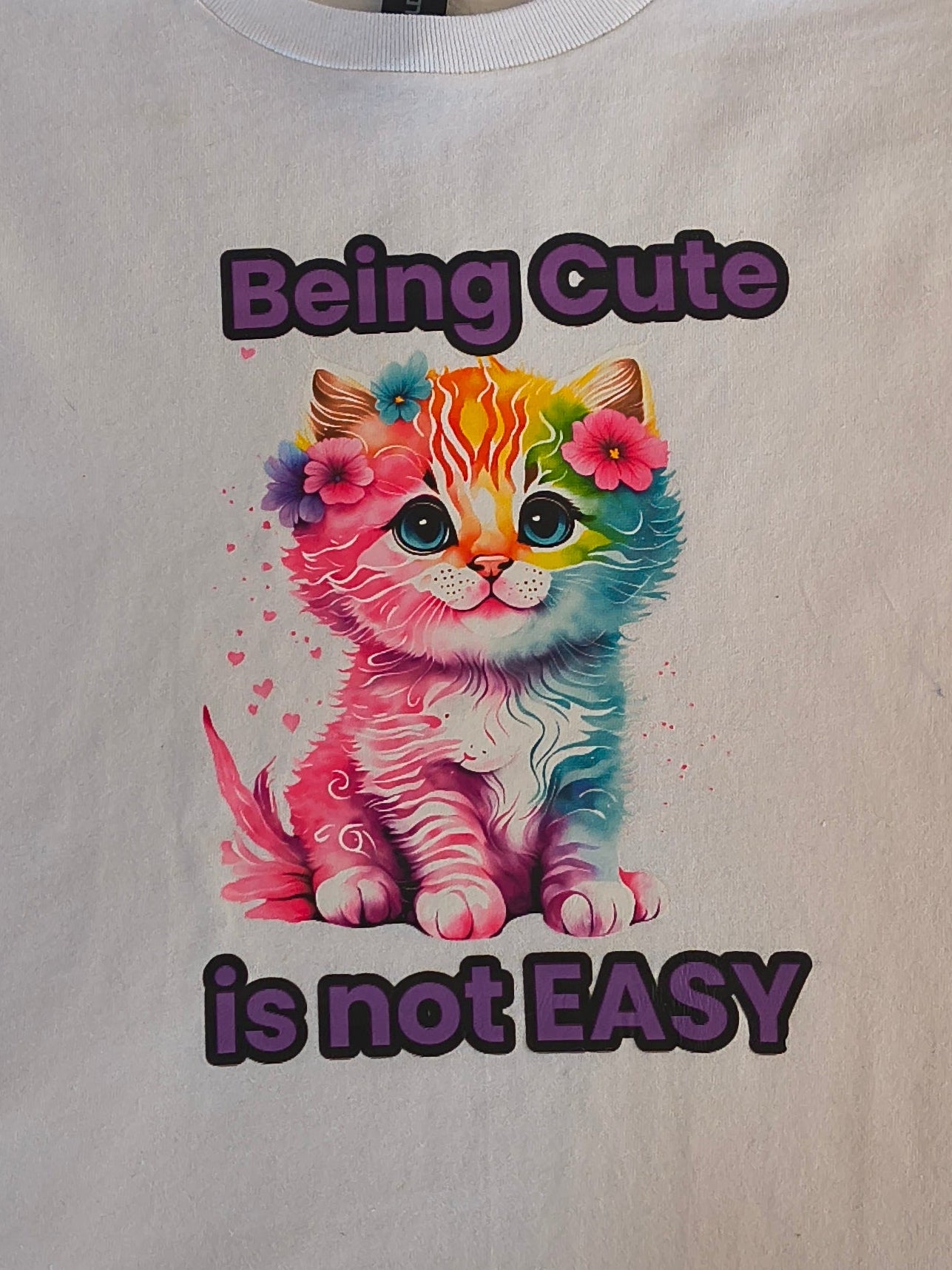 Close up of graphics(picture) on shirt