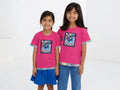 Short Sleeve T-Shirt, pink, 100% cotton, Female character with "I believe in Myself" statement