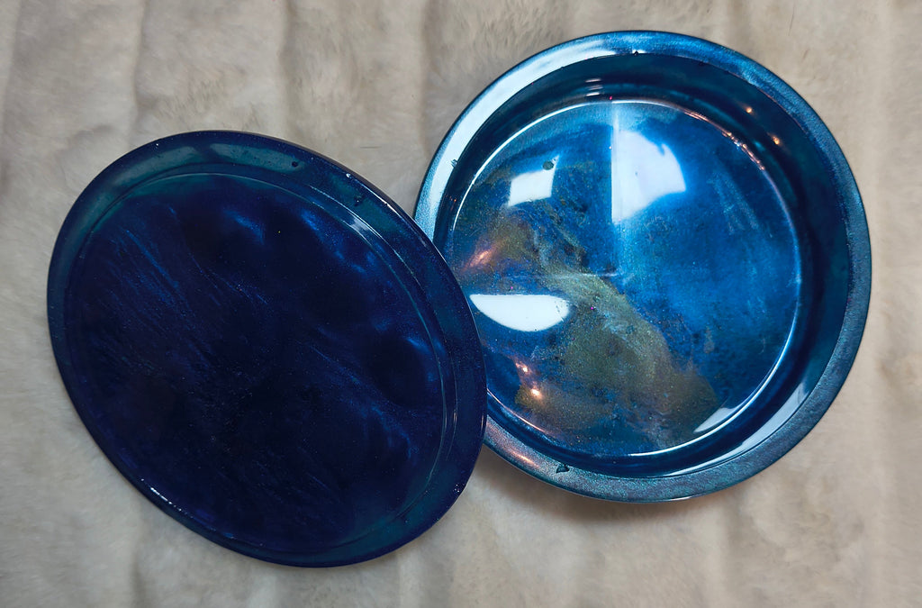 Blue variegated sparkle option